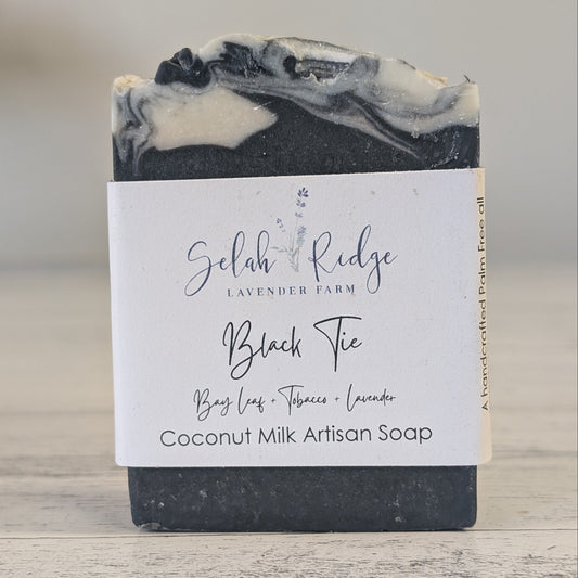 Black Tie Bar Soap with Activated Charcoal