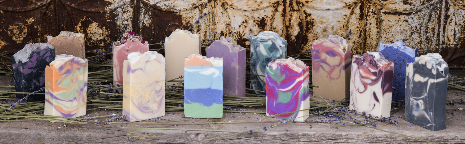 Artisan Soaps made with skin loving natural plant oils and Coconut Milk